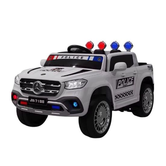 صورة سيارة أطفال كهربائية شكل شرطة